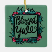 賛美ユール（キリスト降誕祭） セラミックオーナメント (正面)