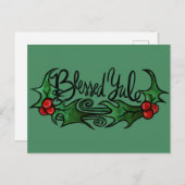 賛美ユール（キリスト降誕祭） ポストカード (正面/裏面)