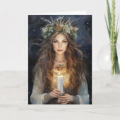 賛美ユール(キリスト降誕祭)冬至高3 シーズンカード (正面)