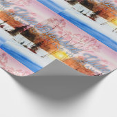 賛美ユール（キリスト降誕祭）包装紙 ラッピングペーパー (角)