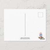 賛美ヴァージンバラ宗教ヴィンテージ ポストカード (裏面)