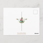 賛美ヴァージンヘイルメアリーイエスラテンヴィンテージ ポストカード (裏面)