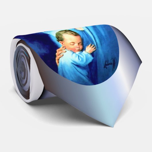 賛美ヴァージンマリアとベビーイエス ネクタイ (ロール)