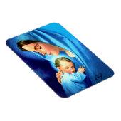 賛美ヴァージンマリアとベビーイエス マグネット (右側)