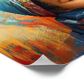 賛美ヴァージンマリアと乳児イエス ポスター (角)