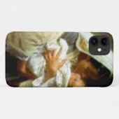 賛美ヴァージンマリアと乳児チャイルドイエス Case-Mate iPhoneケース (裏面(横))
