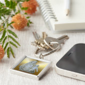 賛美ヴァージンマリアと子イエス キーホルダー (側面)