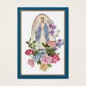 賛美ヴァージンマリア葬儀記念聖札 (正面)