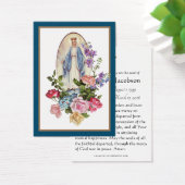 賛美ヴァージンマリア葬儀記念聖札 (デスク)