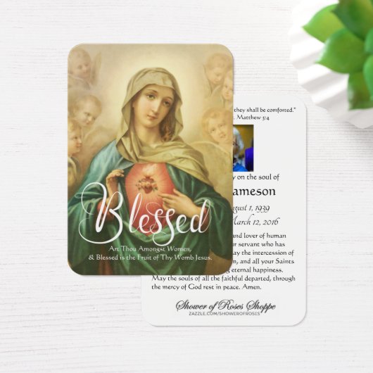 賛美ヴァージンマリア・カトリック葬儀記念聖式 (デスク)