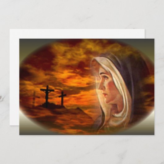 賛美ヴァージンマリーと十字架 (正面/裏面)