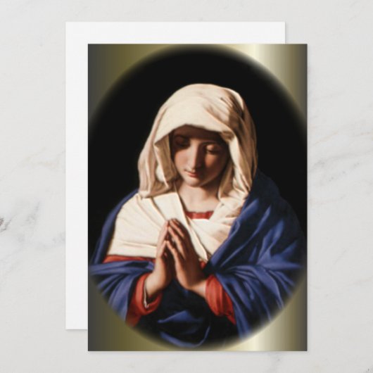 賛美ヴァージンマリーイン祈りの言葉 (正面/裏面)