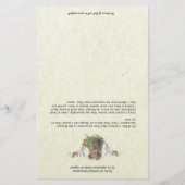 賛美ヴァージンマリースピリチュアルコミューニオン祈りの言葉 (裏面)