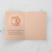 賛美ヴァージンマリーベビーイエスの花が良くなる カード (内部)