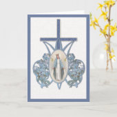 賛美ヴァージンマリー母花カード カード (黄色い花)