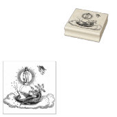 賛美ヴァージンマリー聖なる書物、 経典啓示 ラバースタンプ (押印)