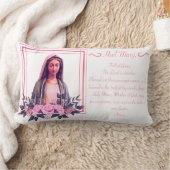 賛美ヴァージンマリ – ヘイルメアリーランバー祈りの言葉枕 ランバークッション (ブランケット)