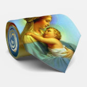賛美ヴァージンメアリーと乳児チャイルドイエス ネクタイ (ロール)