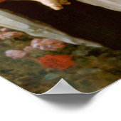 賛美ヴァージンメアリーと乳児チャイルドイエス ポスター (角)