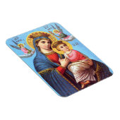 賛美ヴァージンメアリーと乳児チャイルドイエス マグネット (右側)