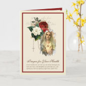 賛美ヴァージンメアリーのロザリオのバラが良いカードを取得 カード (黄色い花)