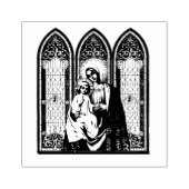 賛美ヴァージンメアリーイエスカトリックのアイコン ラバースタンプ (インプリント)