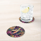 賛美ヴァージンメアリーイエスバラ花宗教的 ペーパーコースター (インサイチュ)