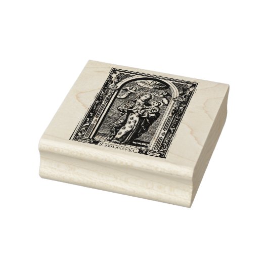 賛美ヴァージンメアリーイエス宗教的 ラバースタンプ (スタンプ)