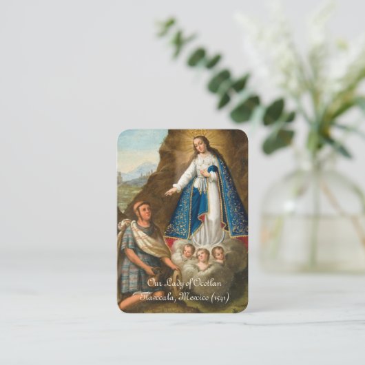 賛美ヴァージンメアリーオコトランカトリック祈りの言葉 プレイスカード (スタンド正面)