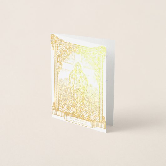 賛美ヴァージンメアリーカード 箔カード (正面)
