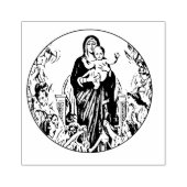 賛美ヴァージンメアリーズエンジェルス ラバースタンプ (インプリント)