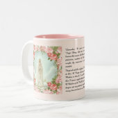 賛美ヴァージンメアリーファティマメモリアールTw ツートーンマグカップ (正面左)