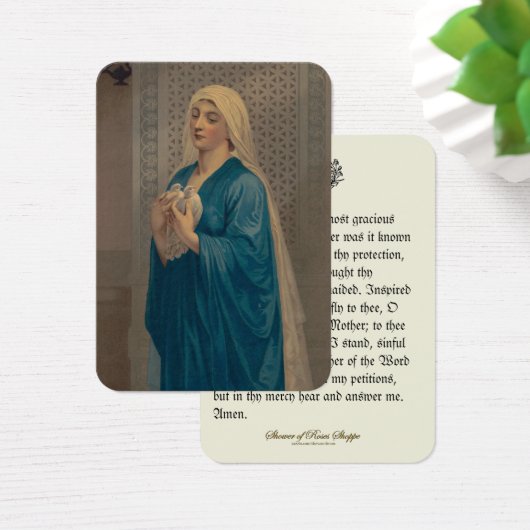 賛美ヴァージンメアリーメモリア祈りの言葉 (デスク)