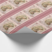 賛美ヴァージンメアリー宗教ヴィンテージカトリック ラッピングペーパー (角)