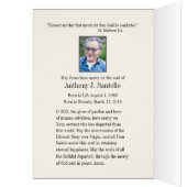 賛美ヴァージンメアリー宗教葬儀の弔意 (内側 (左))