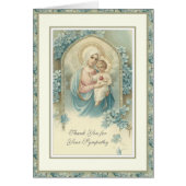 賛美ヴァージンメアリー宗教葬儀の弔意 (正面)