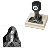 賛美ヴァージンメアリー悲しい母の宗教心 ラバースタンプ (押印)