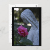 賛美ヴァージンメアリー&バラ ポストカード (正面/裏面)