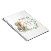 賛美ヴァージンメアリー・ファティマ宗教カトリック ノートブック (右側)