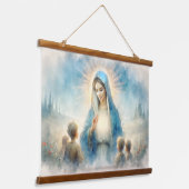賛美ヴァージンメアリー 吊り下げ型タペストリー (傾斜あり)