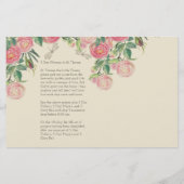 賛美ヴァージンメアリ祈りの言葉サンテリーズバラ (裏面)