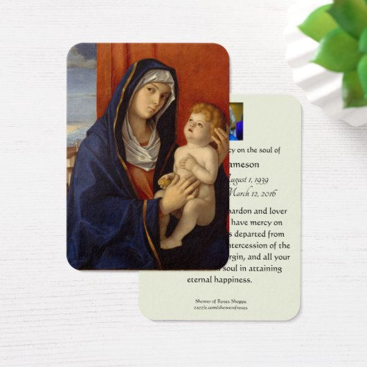 賛美ヴァージンメリーイエス葬儀祈りの言葉 (デスク)