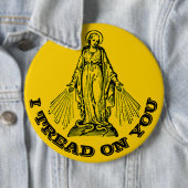 賛美ヴァージン母メアリー・カトリック宗教 缶バッジ (インサイチュ)