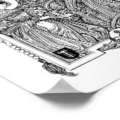 賛美ヴァージン8" x 10インチプリント ポスター (角)