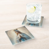 賛美ヴァージン ガラスコースター (アングル)