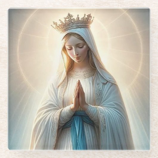 賛美ヴァージン ガラスコースター (正面)