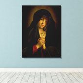 賛美ヴァージン – 神の母 キャンバスプリント (インサイチュ (ウッドフロア))