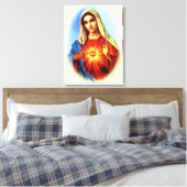 賛美ヴァージン – 神の母 キャンバスプリント (インサイチュ (寝室))