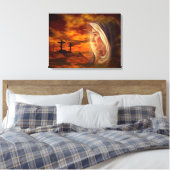 賛美ヴァージン – 神の母 キャンバスプリント (インサイチュ (寝室))