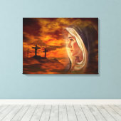 賛美ヴァージン – 神の母 キャンバスプリント (インサイチュ (ウッドフロア))